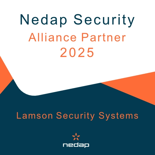Nedap Security Alliance Partner certificaat voor Lamson Security Systems over 2025